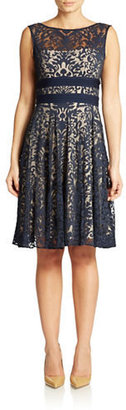 Maggy London Lace Fit & Flare Dress