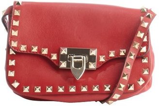 RED Valentino Valentino red leather 'Rockstud' studded detail small shoulder bag