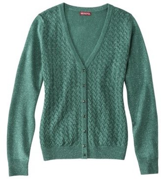 Merona Women's V-Neck Cardigan Sweater w/Lurex - Assorted Colors