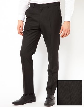 ASOS Slim Fit Suit Trousers In Pinstripe