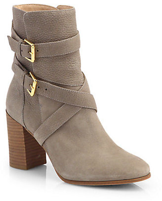 Kate Spade Lexy Leather Buckle Ankle Boots