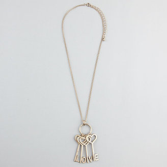Full Tilt Love Key Necklace