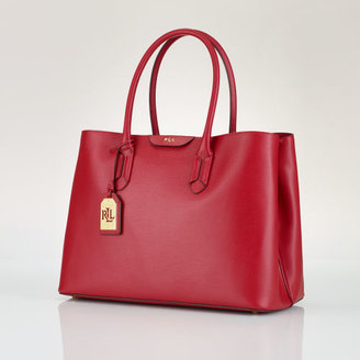 Ralph Lauren Leather Tate City Tote