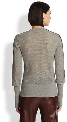 Reed Krakoff Cashmere Mesh Sweater