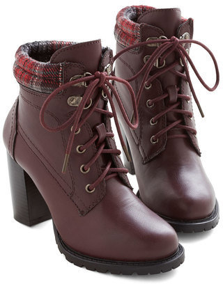 DOLCE by Mojo Moxy Street Style Fashion Show Bootie in Wine