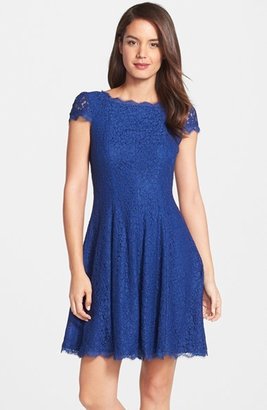 Adrianna Papell Lace A-Line Dress