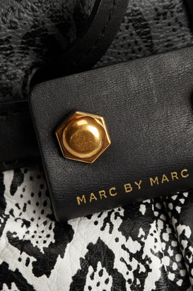 Marc by Marc Jacobs Lexi Makes Friends Jen snake-print leather bucket bag
