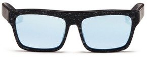 Nobrand x Linda Farrow mirror frosted acetate sunglasses
