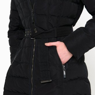 Esprit Long Padded Coat with Detachable Hood