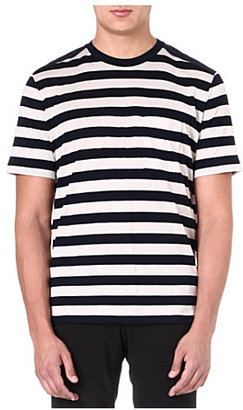 Lanvin Striped panelled t-shirt - for Men