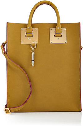 Sophie Hulme Leather Convertible Tote