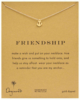 Dogeared Freindship Anchor Necklace