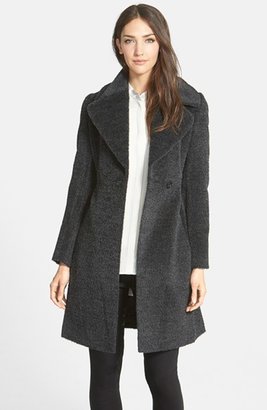 Trina Turk 'Maggie' Notch Collar Alpaca & Wool Blend Coat