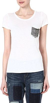 Karen Millen Studded pocket t-shirt
