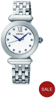 Seiko Blue Swarovski Set Stainless Steel Ladies Watch