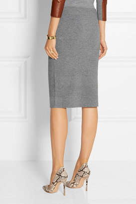 Reed Krakoff Cashmere, wool and silk-blend pencil skirt