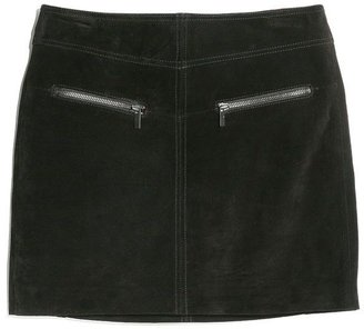 MANGO Peccary leather skirt