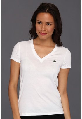 Lacoste S/S Jersey V-Neck Tee