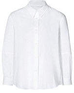Victoria Beckham Cotton Blend A-Line Shirt