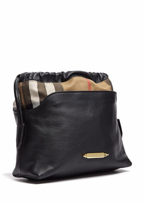 Burberry Shoes & Accessories Crush House Check Clutch Bag