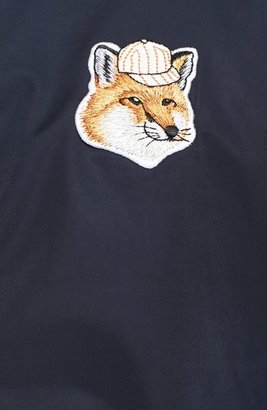 Kitsune Maison Fox Embroidery Hooded Windbreaker
