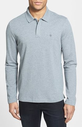 Swiss Army 566 Victorinox Swiss Army® Tailored Fit Long Sleeve Zip Polo (Online Only)