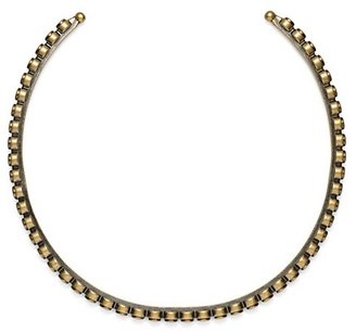 Tory Burch Textured Metal Short Necklace