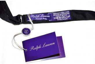 Ralph Lauren Collection Black Silk Bow Tie
