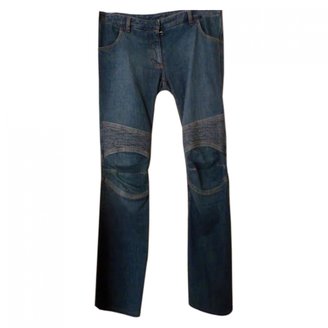 Balmain Blue Cotton Jeans