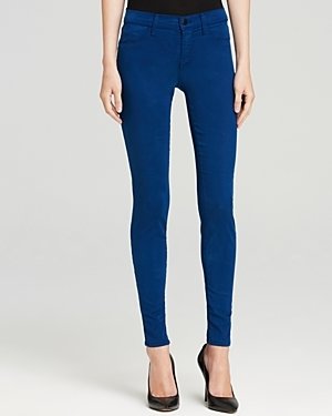 J Brand Jeans - Mid Rise Super Skinny Luxe Sateen in Libertine