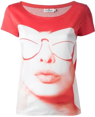 Courreges sunglasses print t-shirt