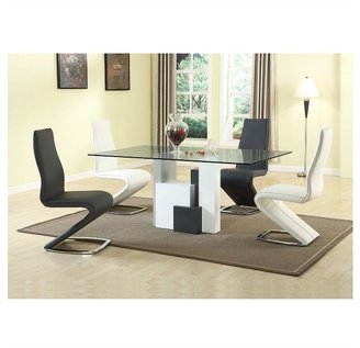 Shelley Chintaly Imports Rectangular Dining Table with 4 TARA Chairs