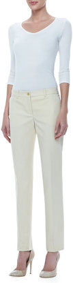 Michael Kors Samantha Slim Cotton Pants