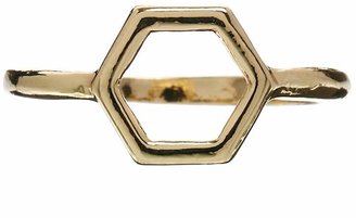 ASOS CURVE Open Hexagon Ring