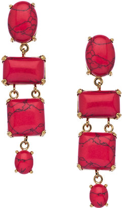 Gottex Coral Sunset Cove Drop Earrings