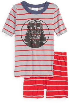 Hanna Andersson 'Star WarsTM - Darth Vader' Organic Cotton Two-Piece Fitted Pajamas (Little Boys & Big Boys)
