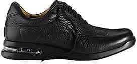 Cole Haan Mens Air Conner Sport Inspired Oxford Shoe Black Washed Leather C07035