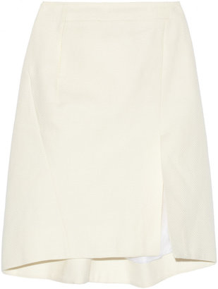 Jil Sander Basketweave cotton skirt