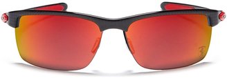 Oakley Special edition Scuderia Ferrari polarised 'Carbon Blade ' sunglasses