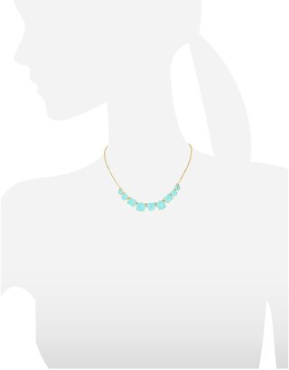 Les Nereides La Diamantine 9 Turquoise Stones Necklace
