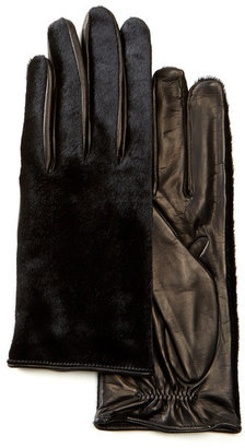 Portolano Genuine Calf Hair & Leather Gloves