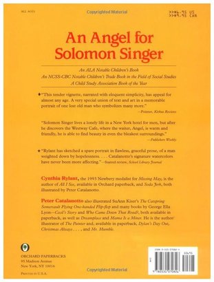 Scholastic An Angel For Solomon Singer