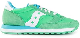 Saucony panelled trainers