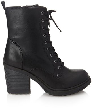 Forever 21 Lace-Up Combat Boots