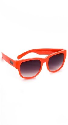 Matthew Williamson Curved Square Sunglasses