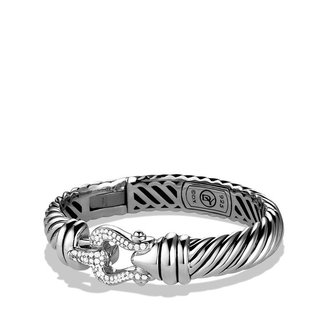 David Yurman Cable Buckle Bracelet with Diamonds