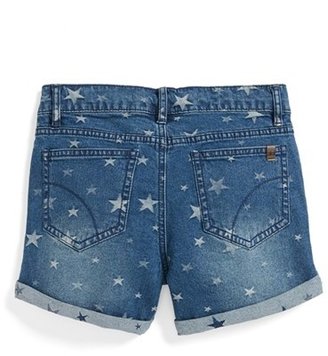 Joe's Jeans Star Pattern Rolled Cuff Shorts (Little Girls)