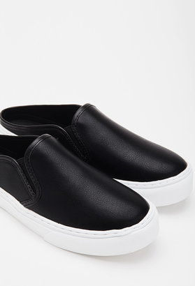 Forever 21 Faux Leather Slip-Ons