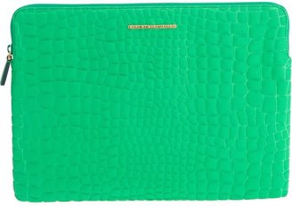 Marc by Marc Jacobs croc embossed 13 inch computer case