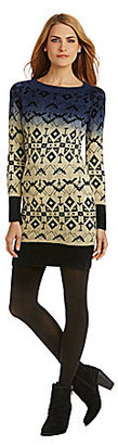 Jessica Simpson Ombre Jacquard Sweater Dress